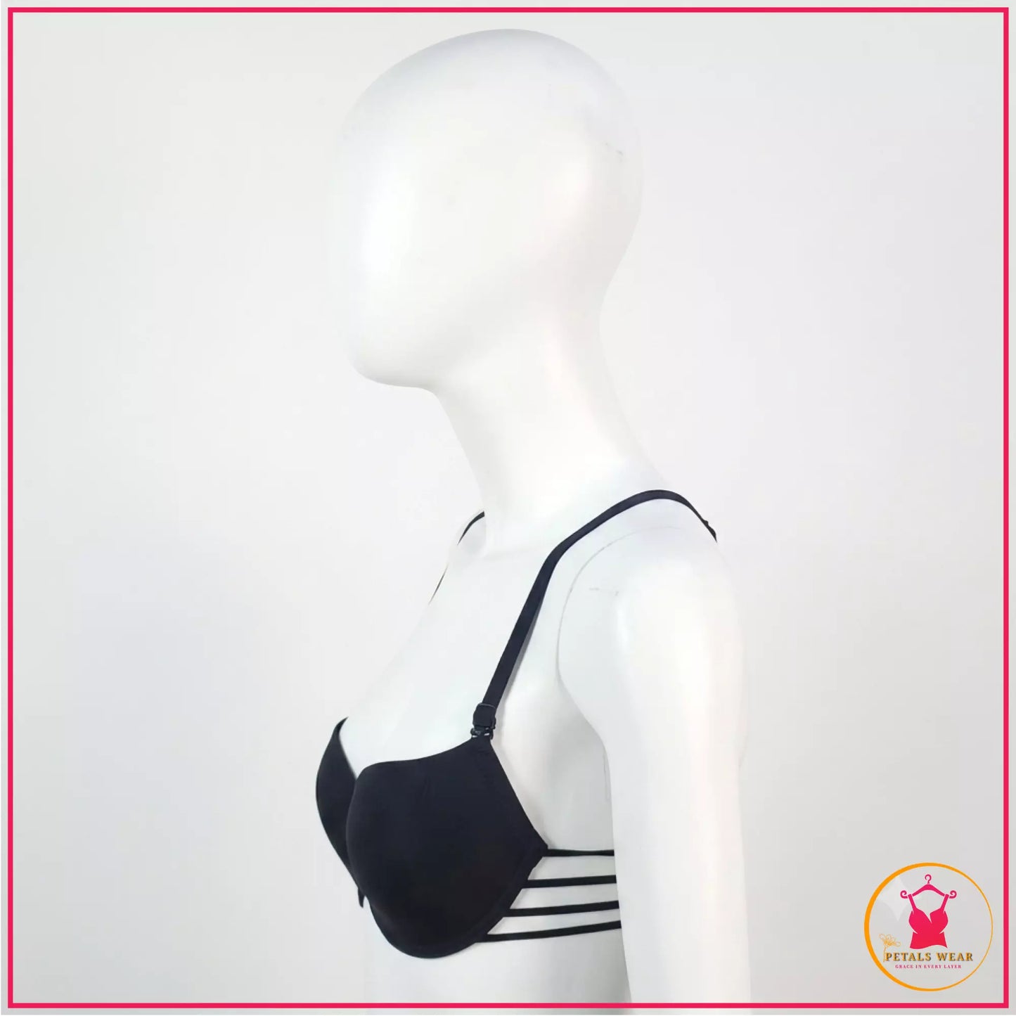 Comfortable Front Open Lace Bra for Daily Wear
