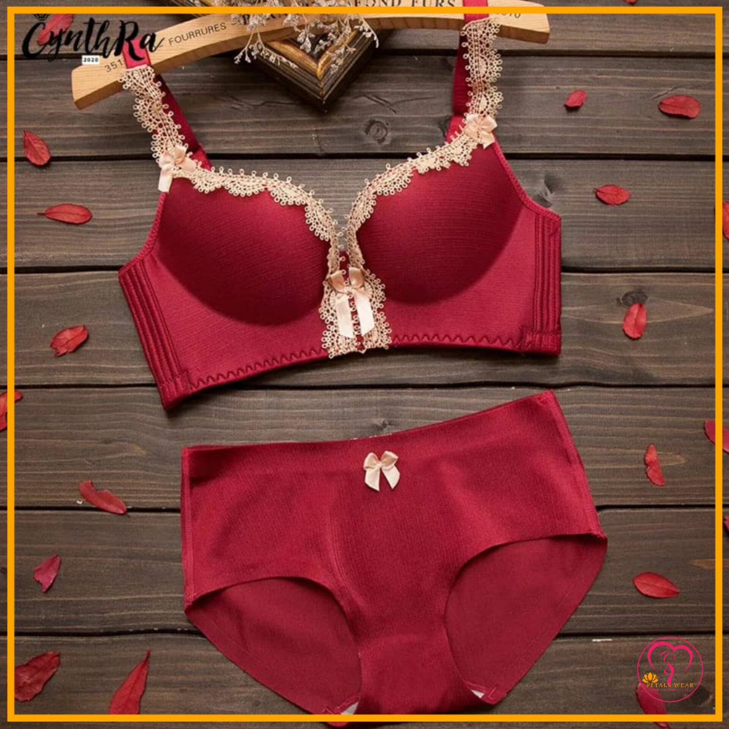 Royal Lace Push-Up Bra Set