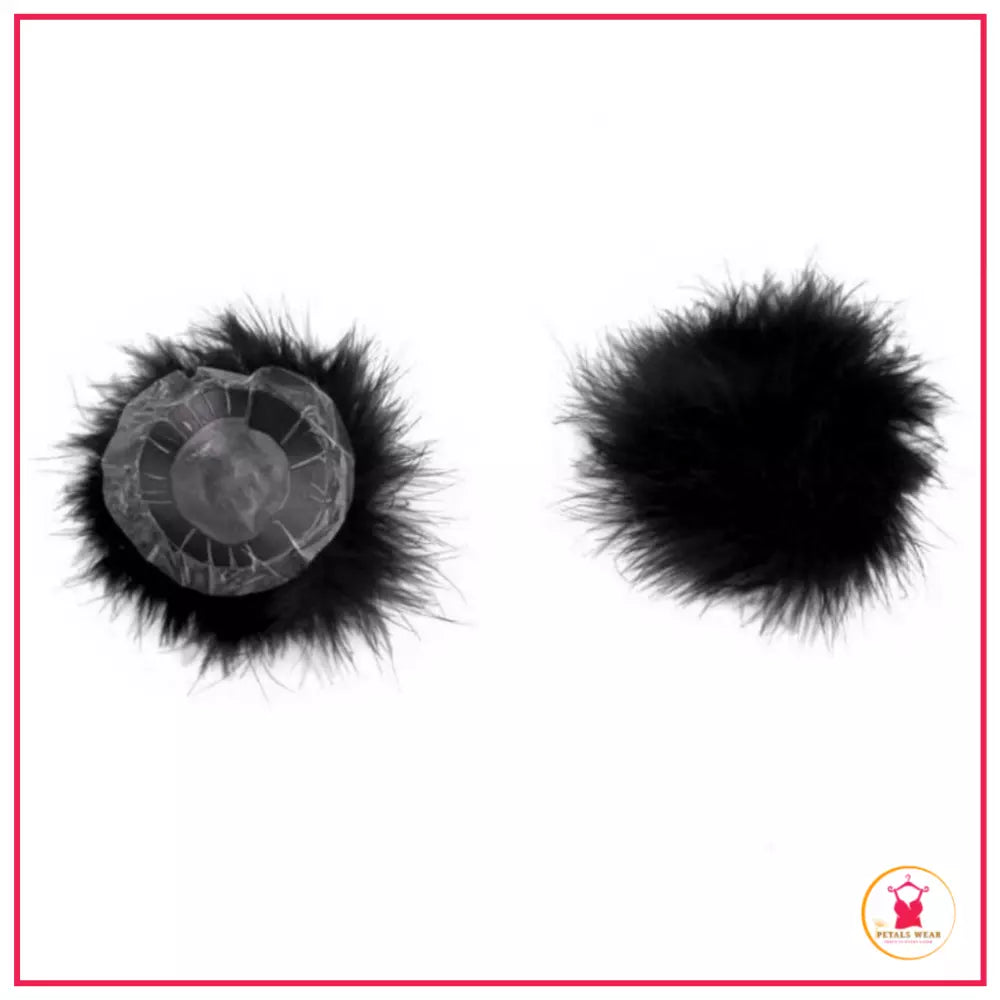 Fluffy Reusable Nipple Covers for Women