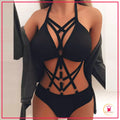 ✓ Cross strap deep V lingerie for women Pakistan
