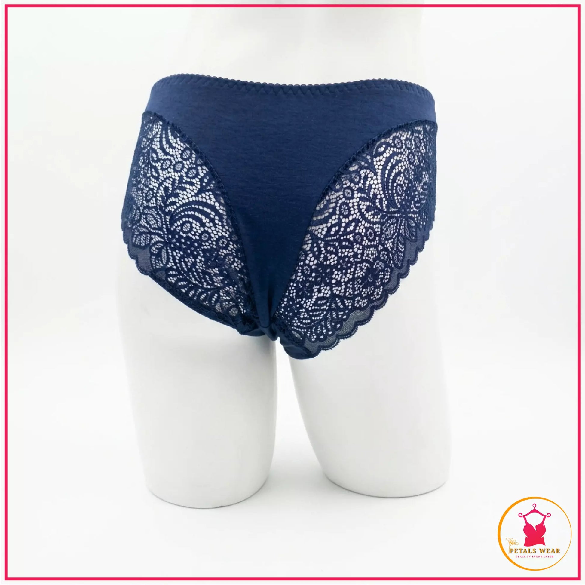 Elegant Everyday Lace Embroidered Panties
