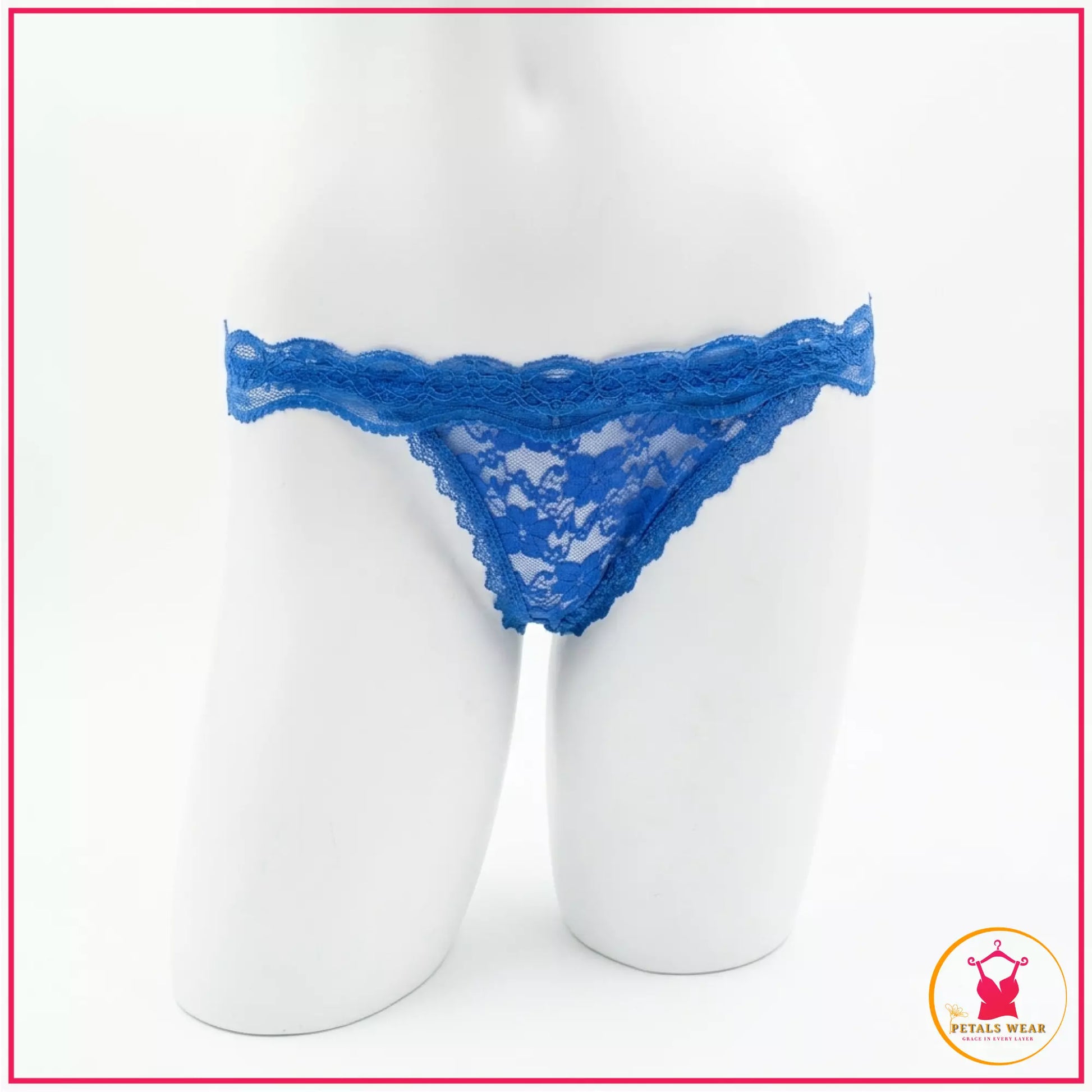 Elegant Lace Embroidered T-Shape Panty