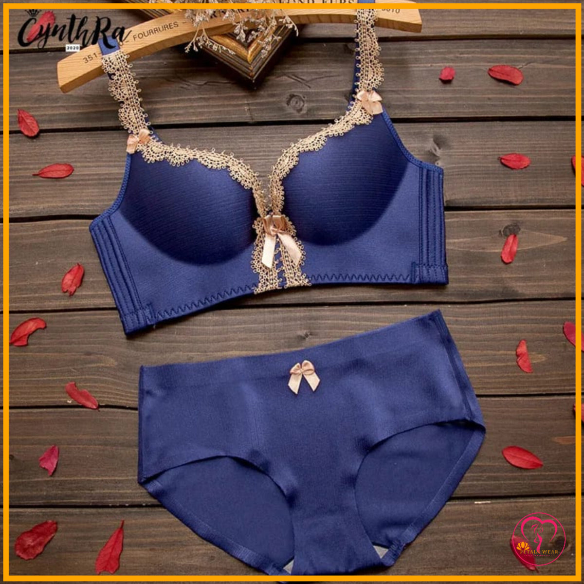 Royal Lace Push-Up Bra Set