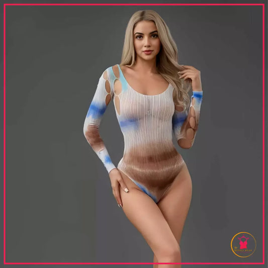 ✓ Premium mesh bodysuit for romantic occasions
