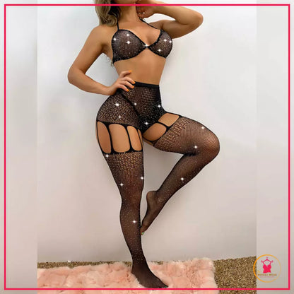 Sexy Lingerie Set for Underbust 32-38, Waist 28-34, Hips 32-42-In Pakistan
