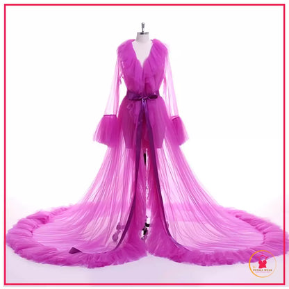 Sheer mesh bridal nightwear for honeymoon in Pakistan

