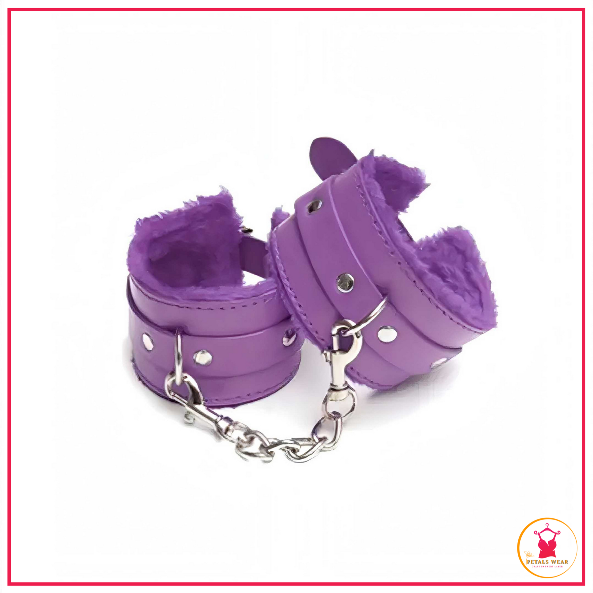 Soft fur lined romantic handcuffs free size
