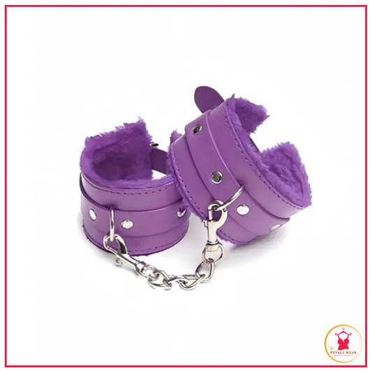 Soft fur lined romantic handcuffs free size
