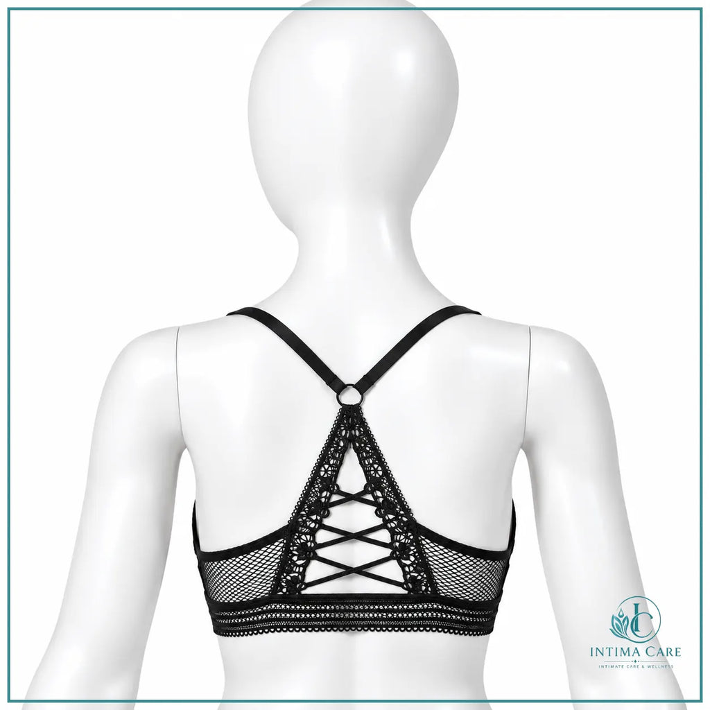 Lightly padded front closure bra for everyday wear