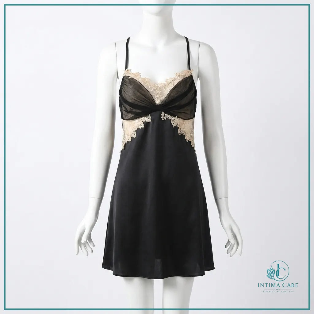 Elegant ice silk nightgown set available in Small Medium Large and X-Large