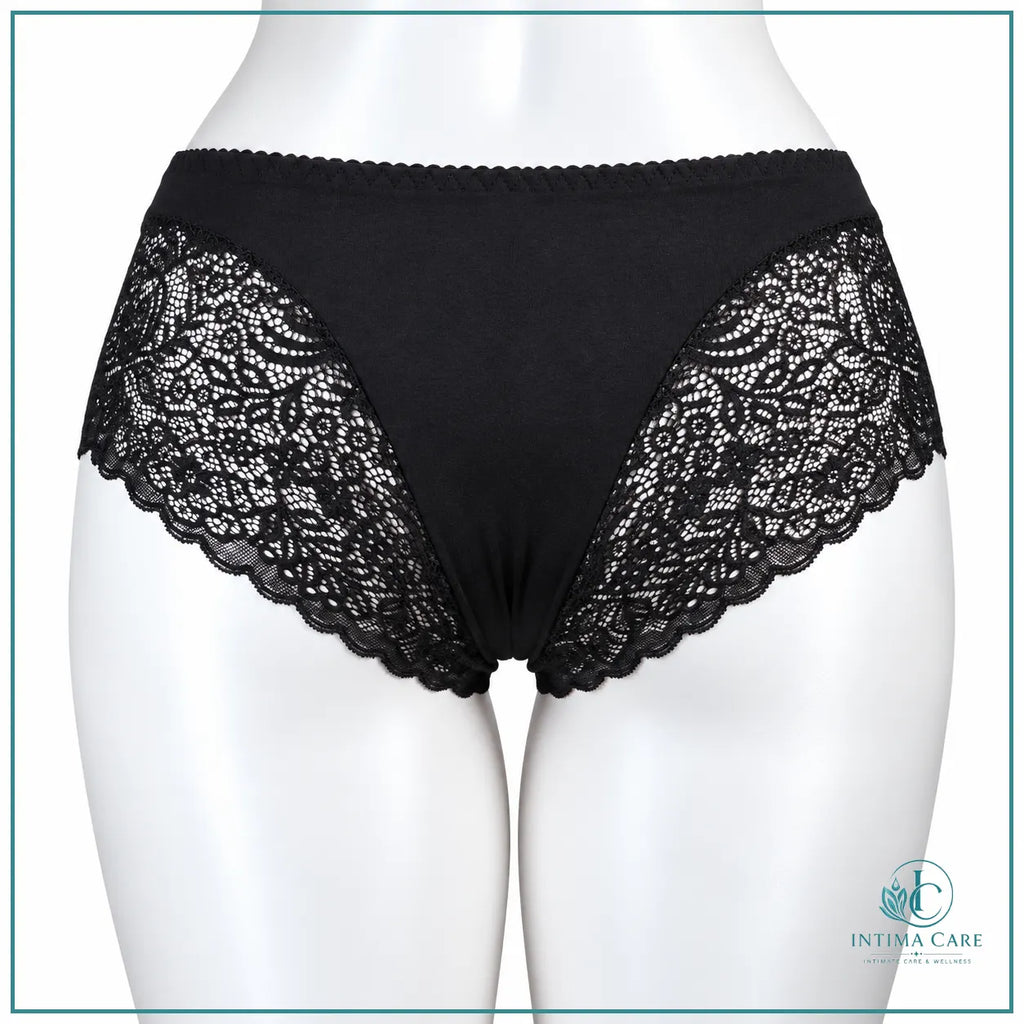Elegant everyday lace panty available in Medium size