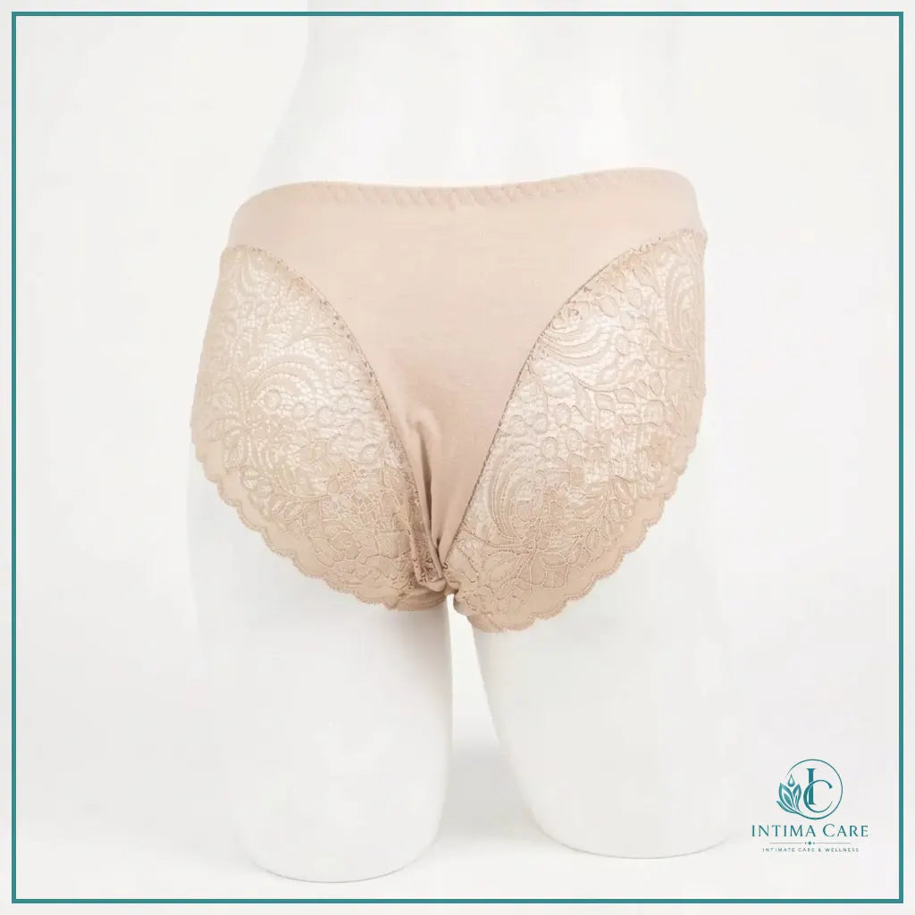 Women's lace embroidered panty available in Small Medium and Large