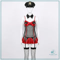 Police fantasy roleplay lingerie costume set for women