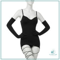 Sexy nightdress lingerie set with gloves and panty for women