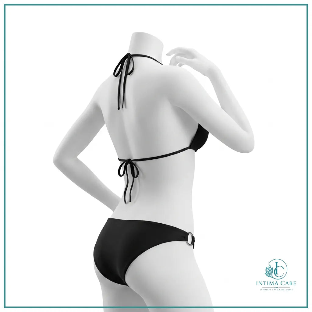 Women's shiny metallic bikini lingerie set available online in Pakistan
